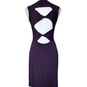 Made Brand Purple Cut Out Dress Size Small